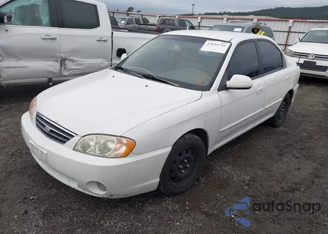 2004 Kia Spectra Ls z USA, uszkodzony, nr VIN KNAFB121545315303